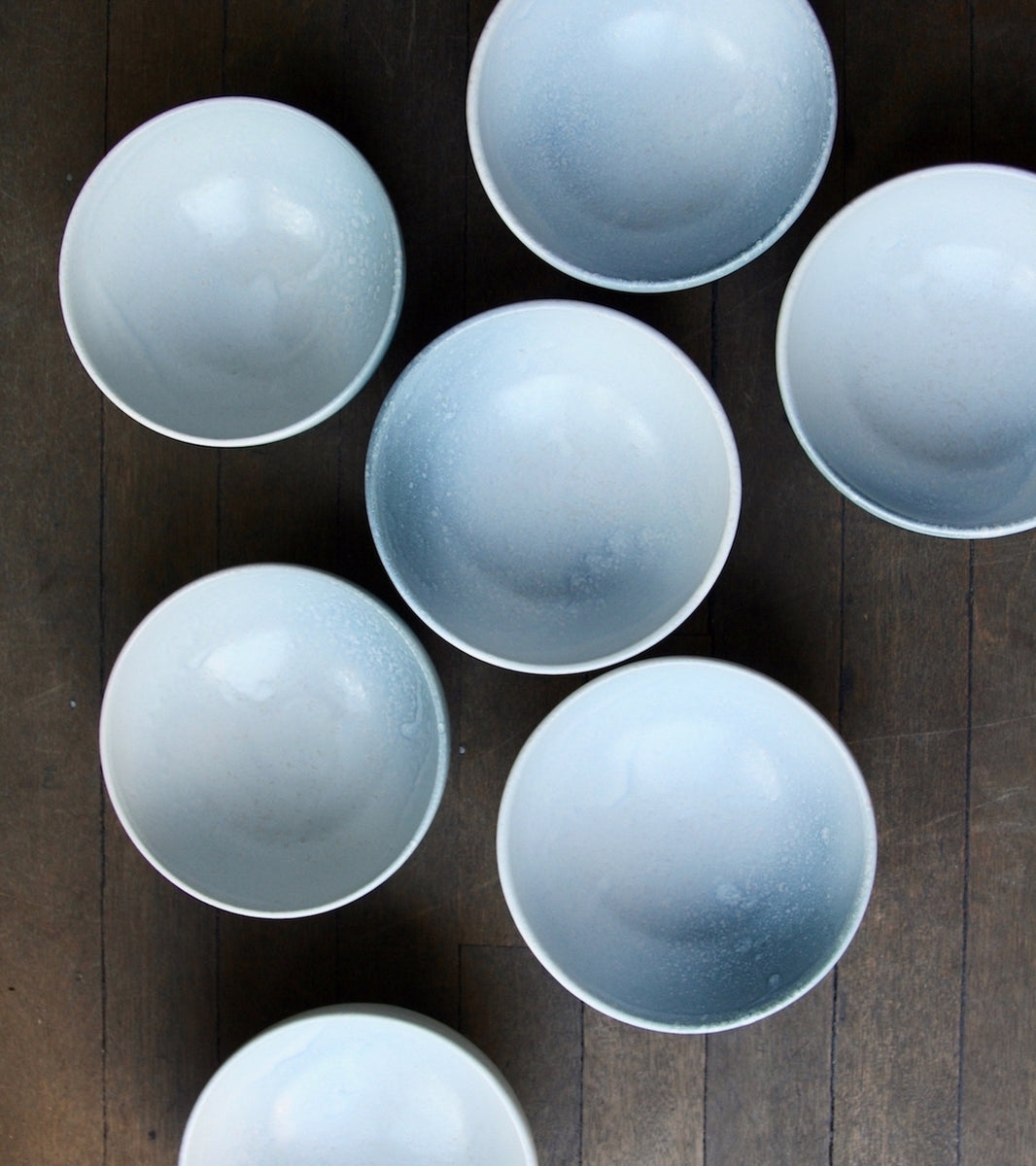 Medium Deep Bowl 10White & Blue Glaze Kasper Würtz - Image 12