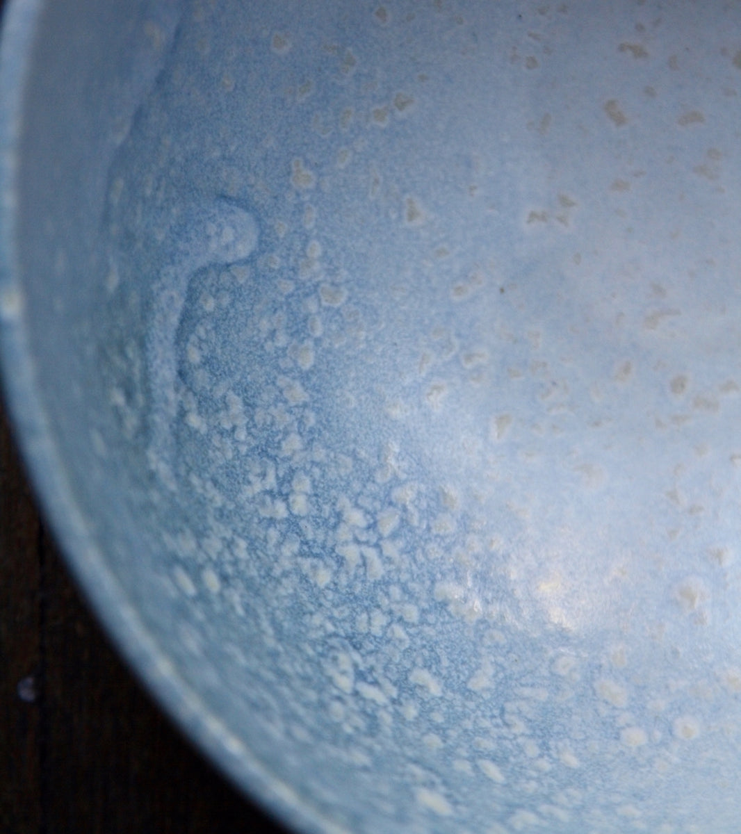 Medium Deep Bowl 10White & Blue Glaze Kasper Würtz - Image 7