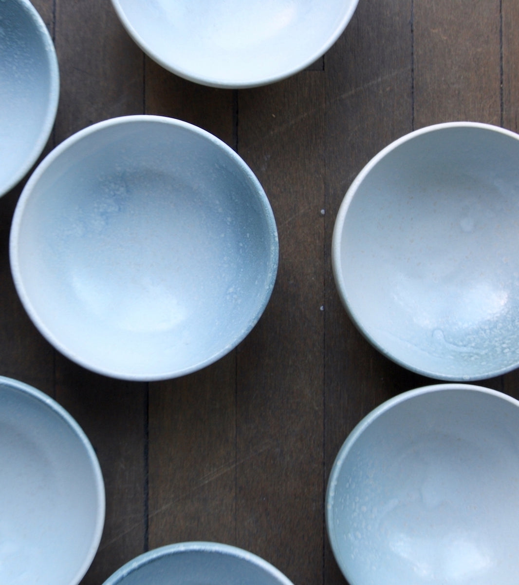 Medium Deep Bowl 10White & Blue Glaze Kasper Würtz - Image 9