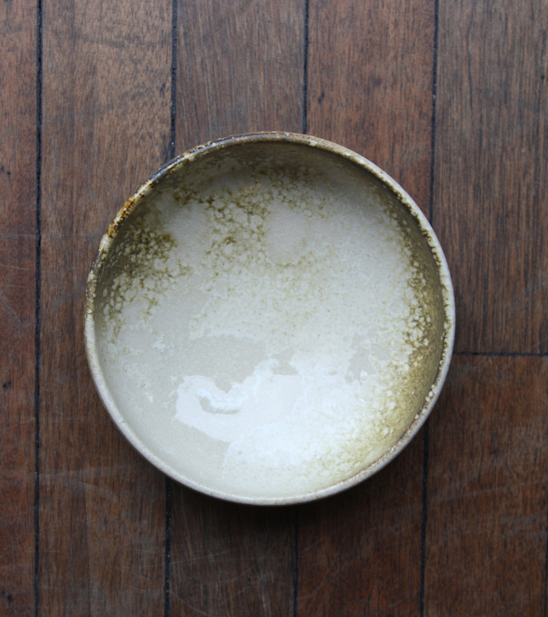 Medium Shallow Bowl 8White & Yellow Glaze Kasper Würtz - Image 10