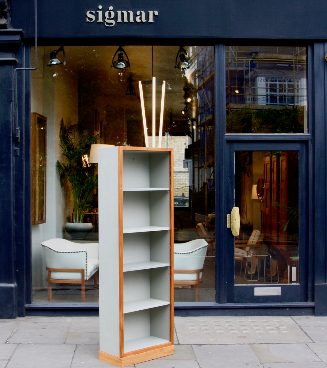 Narrow Bookcase #2 Børge Mogensen & Grete Meyer - Quality Danish Modern Beautiful Handmade Danish Design Architect Designed Simple Built for the future Storage original  1950s