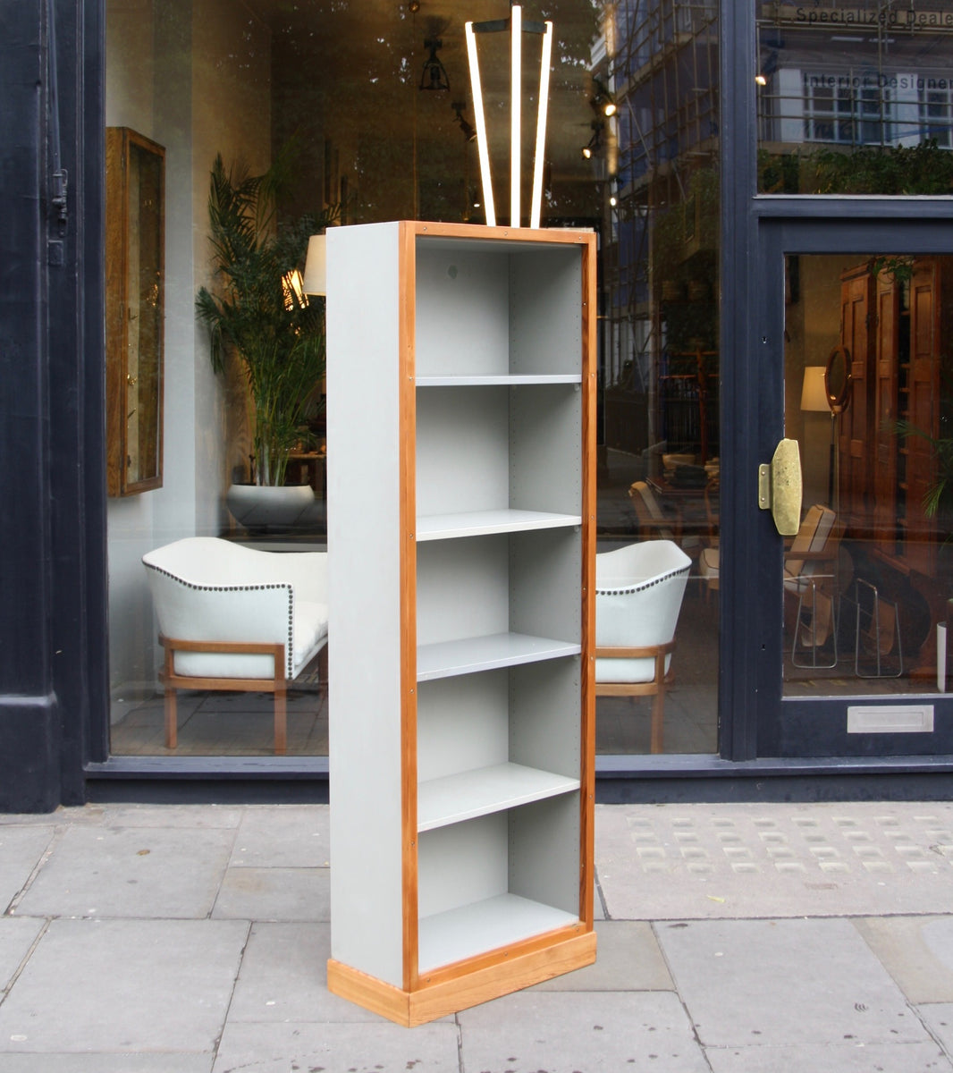Narrow Bookcase #2 Børge Mogensen & Grete Meyer - Quality Danish Modern Beautiful Handmade Danish Design Architect Designed Simple Built for the future Storage original  made in denmark