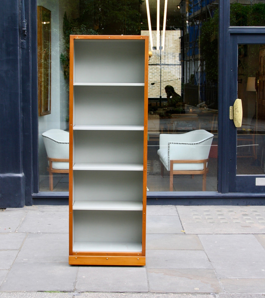 Narrow Bookcase Børge Mogensen & Grete Meyer - amazing Quality Danish Modern Beautiful Handmade Danish Design Architect Designed Simple Built for the future Storage original 