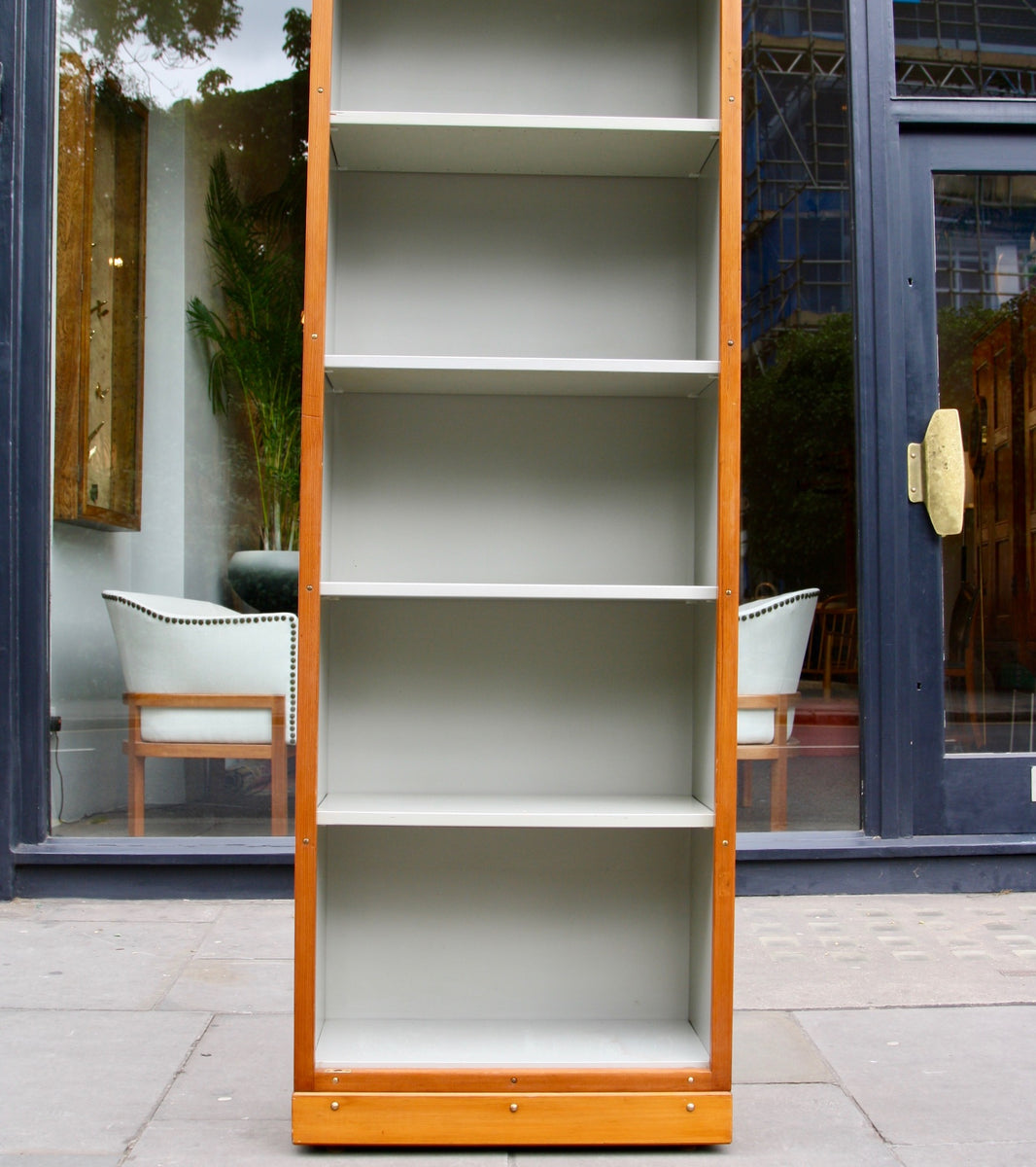 Narrow Bookcase Børge Mogensen & Grete Meyer - wonderful Quality Danish Modern Beautiful Handmade Danish Design Architect Designed Simple Built for the future Storage original 