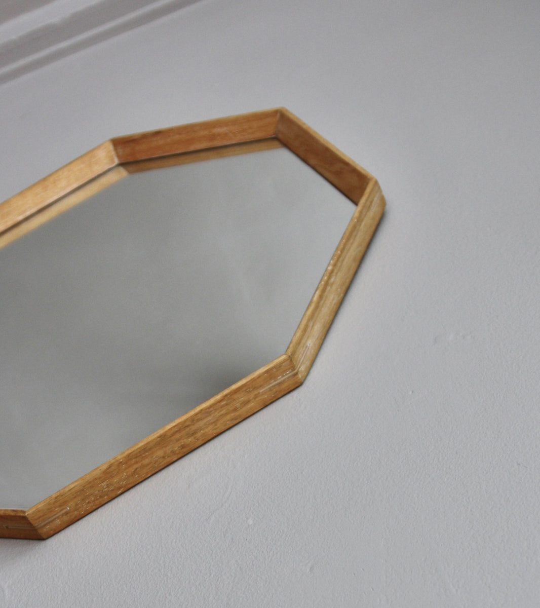 Octagonal Wall Mirror Denmark 1950s  - Image 8