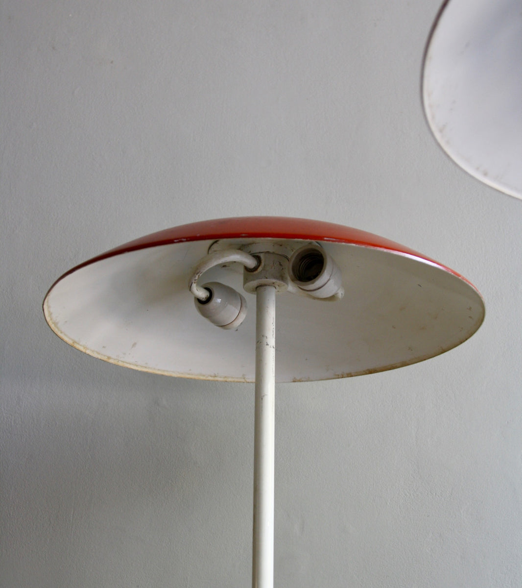Pair of Huge Metal Lamps Europe, Late-1940s - Image 11
