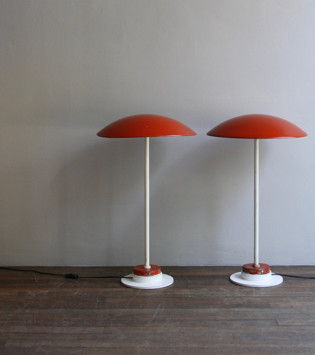 Pair of Huge Metal Lamps Europe, Late-1940s - Image 14