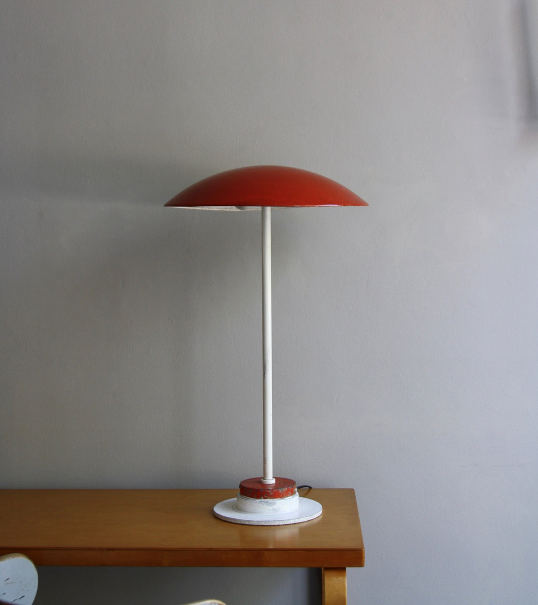 Pair of Huge Metal Lamps Europe, Late-1940s - Image 6