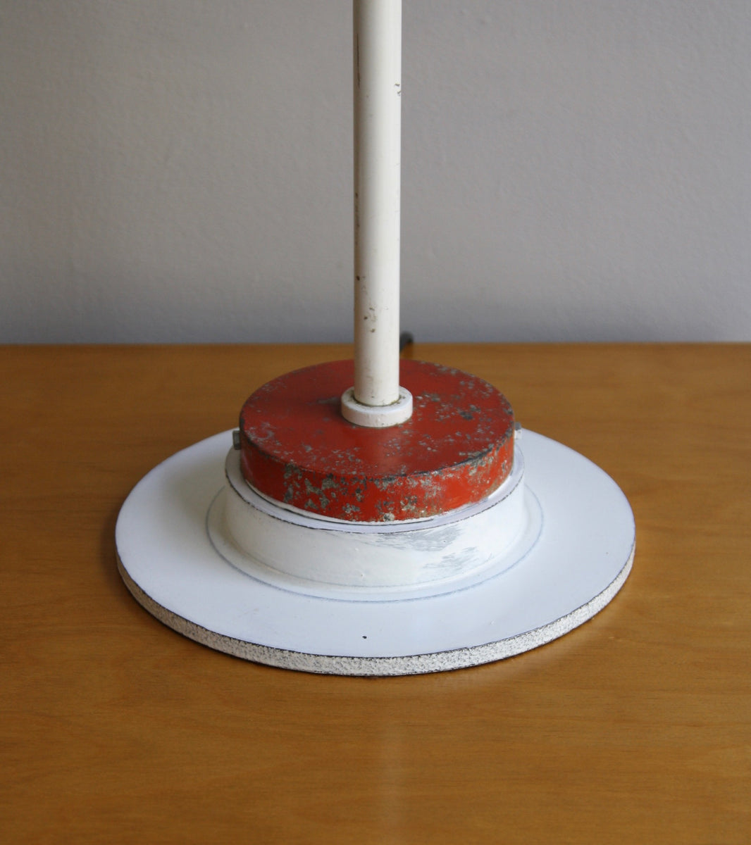Pair of Huge Metal Lamps Europe, Late-1940s - Image 7