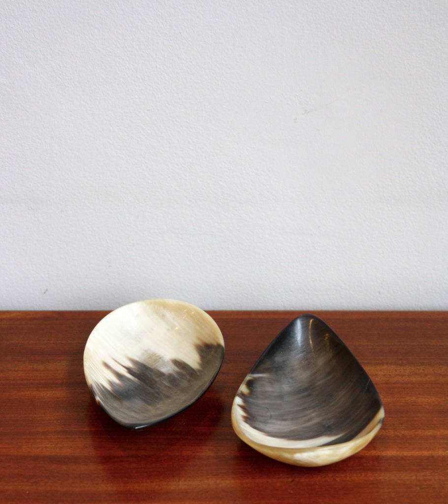 Pair of Large Horn Bowls Carl Auböck  - Image 1