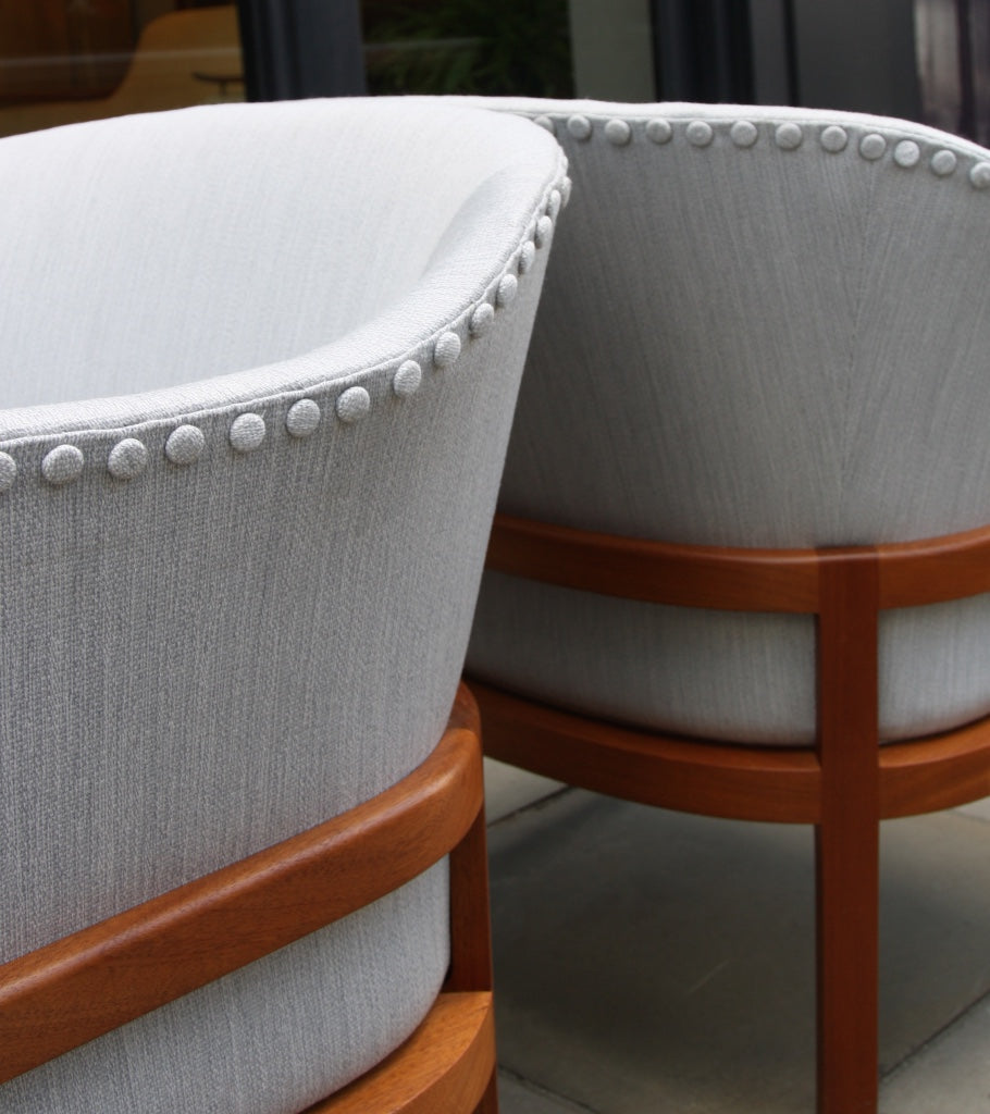 Pair of MK51 Easy Chairs Mogens Koch - Image 9