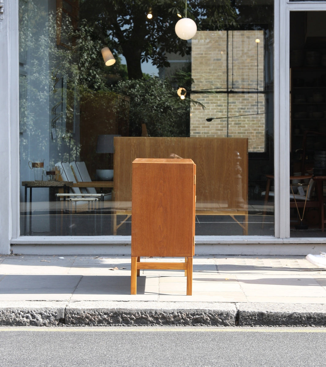 Pair of Oak 232 Cabinets Børge Mogensen - Image 7