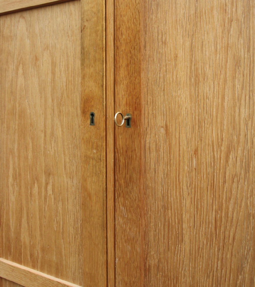 Pair of Oak Wardrobes Hans Wegner - Image 12