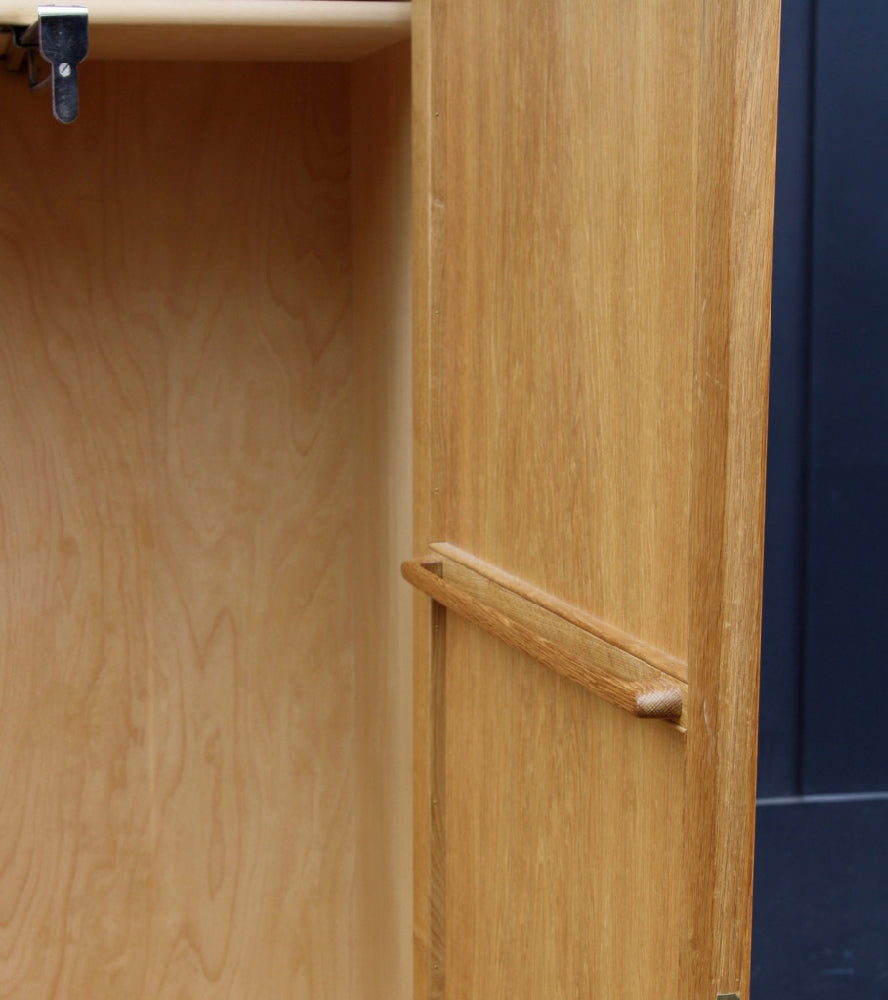 Pair of Oak Wardrobes Hans Wegner - Image 7