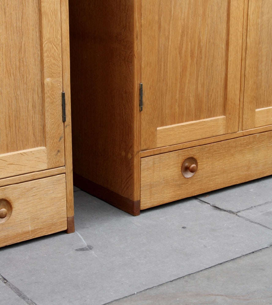 Pair of Oak Wardrobes Hans Wegner - Image 8