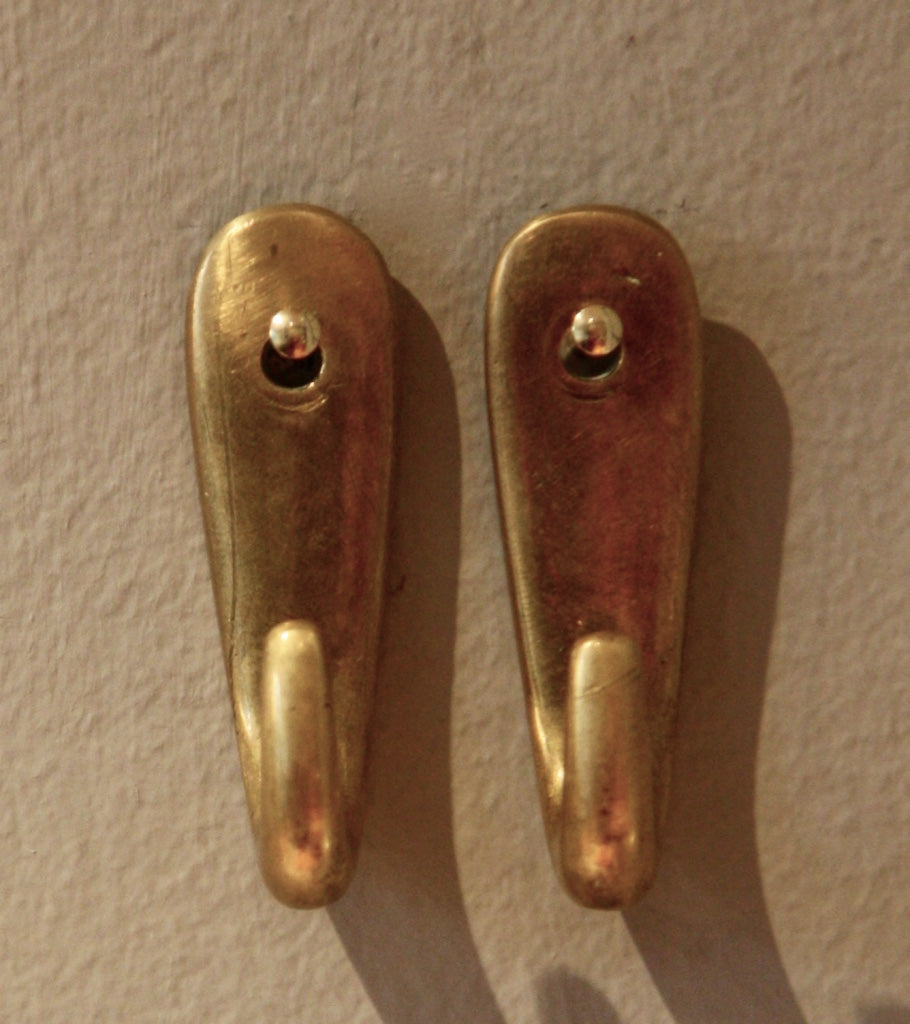 Pair of Small Hooks Carl Auböck - Image 2