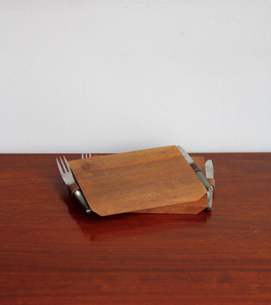 Pair of Walnut Boards  Carl Auböck  - Image 1