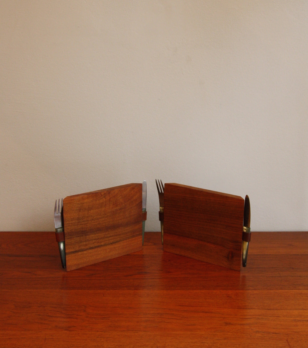 Pair of Walnut Boards  Carl Auböck  - Image 5