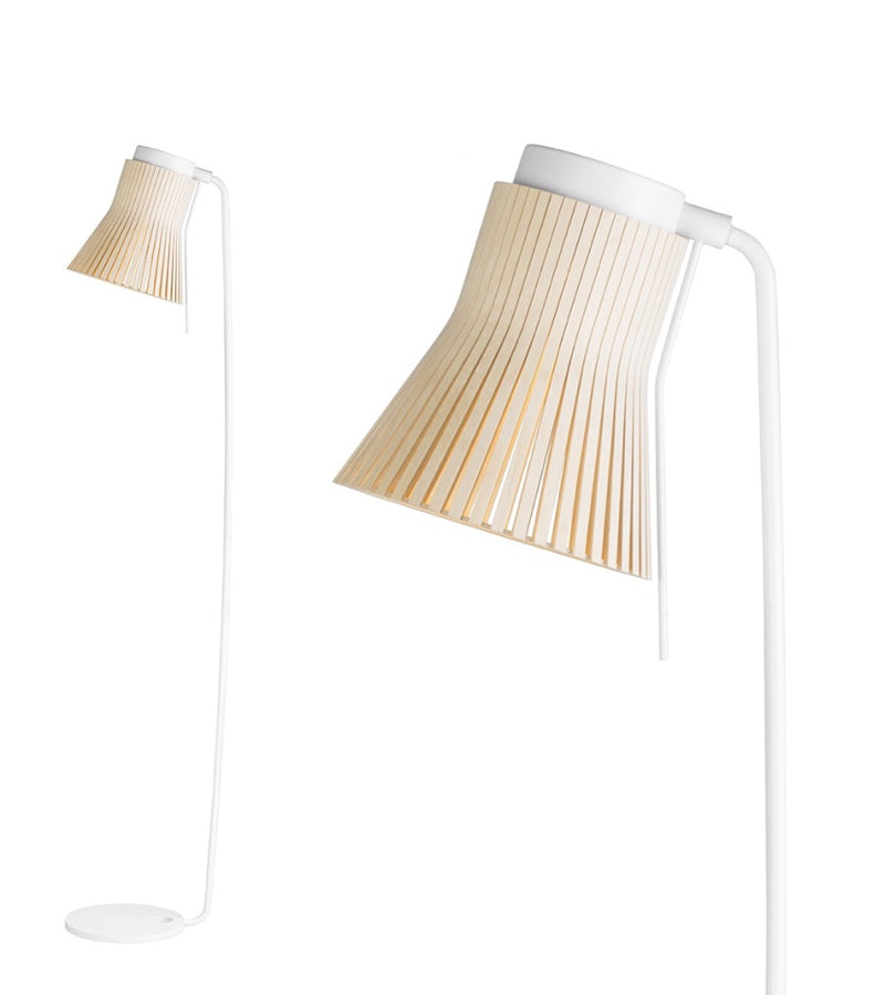 Handmade elegant classic floor light Petite 4610 White Secto Design 