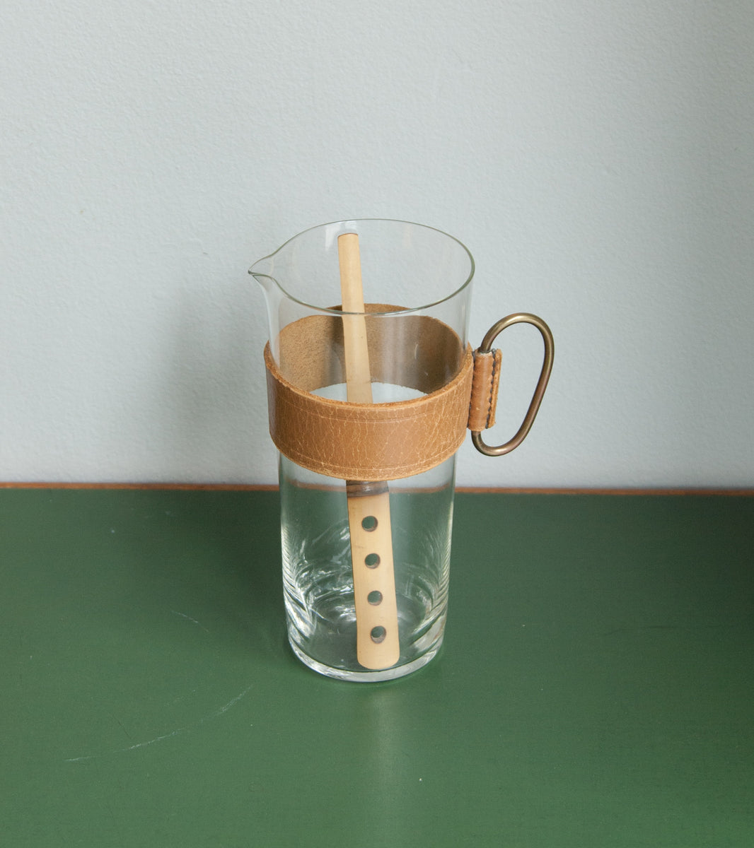 Scandinavian Pitcher & Bamboo Stirrer, Carl Auböck