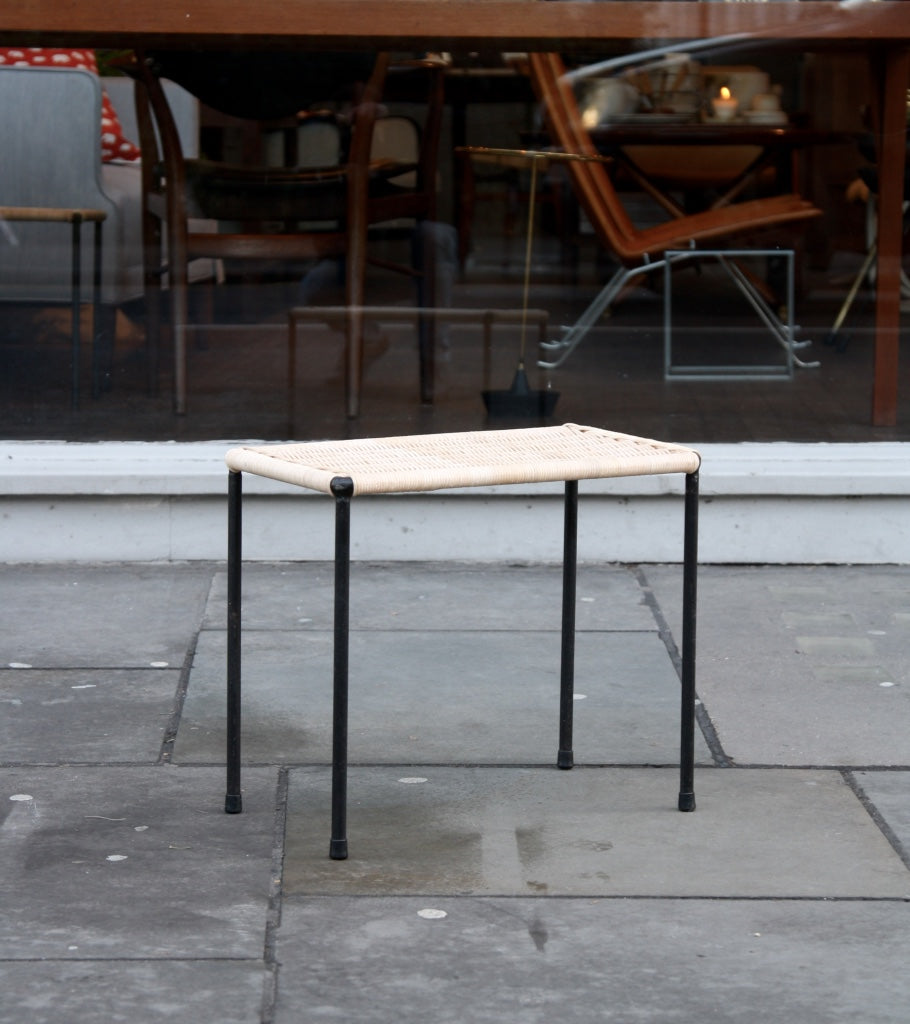 Rectangular Wicker Side Table Carl Auböck - Image 3