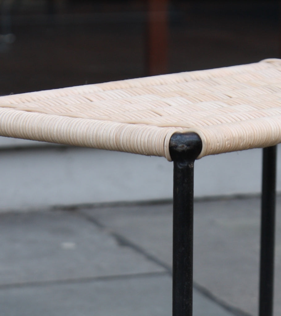 Rectangular Wicker Side Table Carl Auböck - Image 4