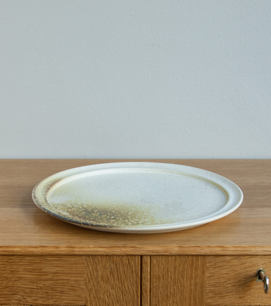 Rimmed 'Noma' Plate White & Yellow Glaze Kasper Würtz - Image 2