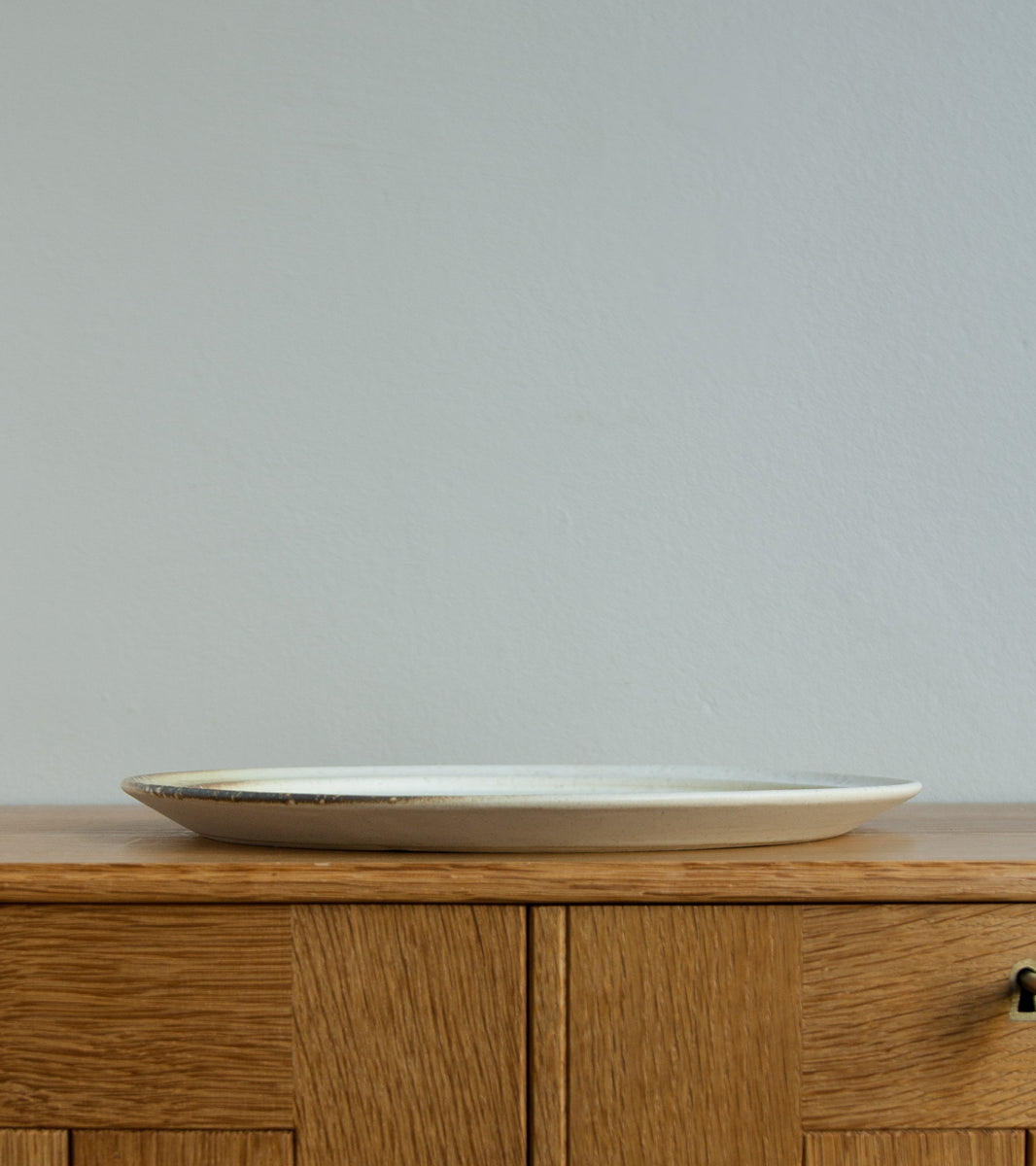 Rimmed 'Noma' Plate White & Yellow Glaze Kasper Würtz - Image 4