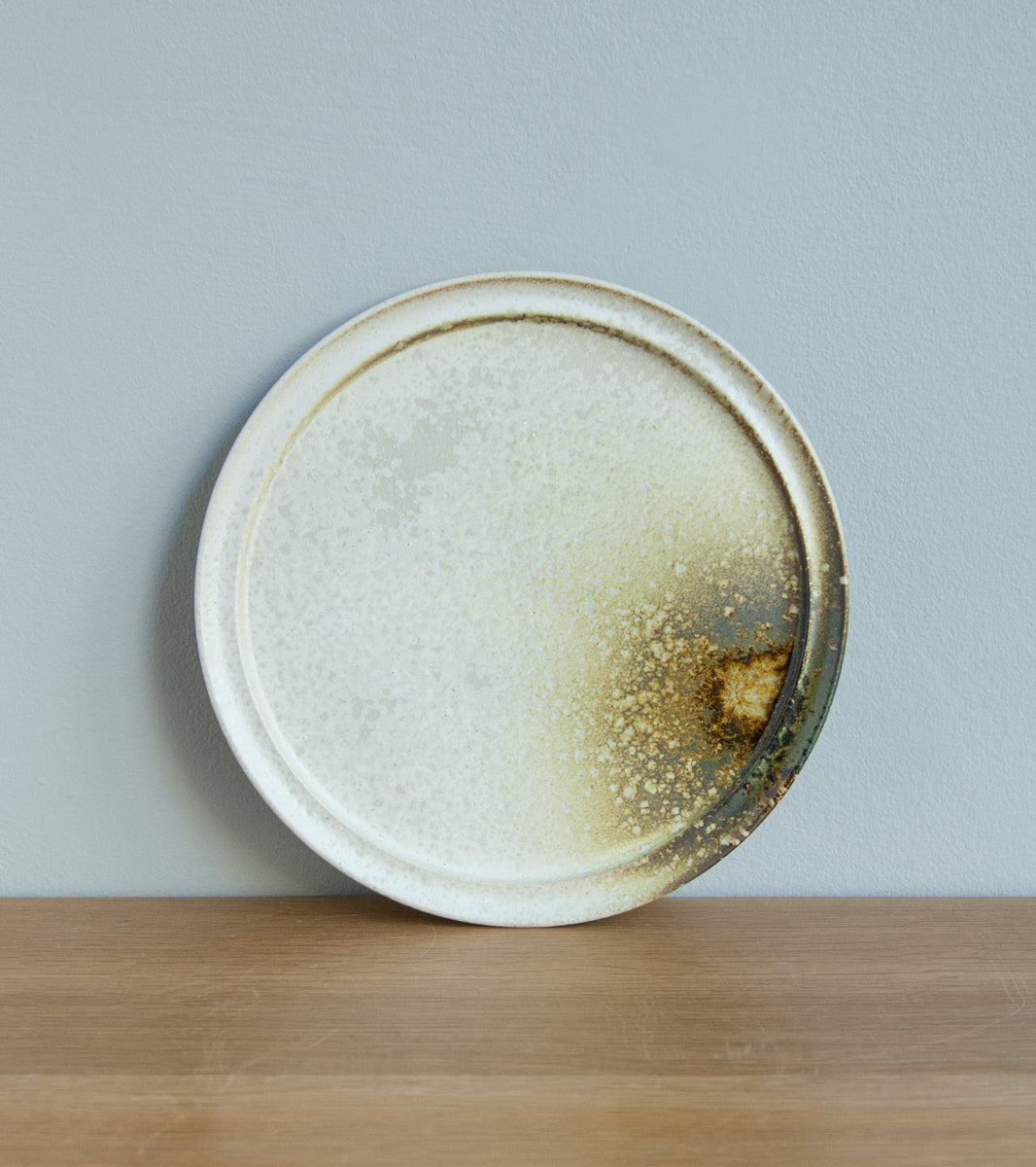 Rimmed 'Noma' Plate White & Yellow Glaze Kasper Würtz - Image 6