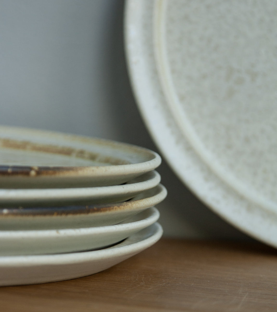 Rimmed 'Noma' Plate White & Yellow Glaze Kasper Würtz - Image 8