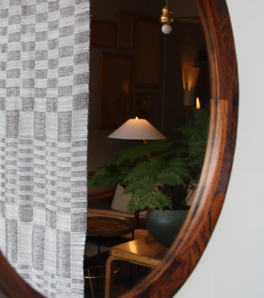 Round Wall Mirror #3 Denmark 1950s  - Image 7