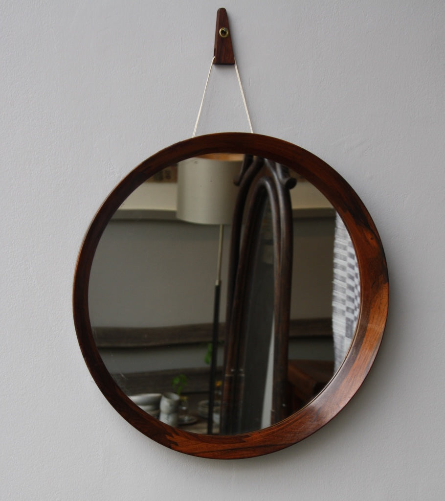 Round Wall Mirror #4 Denmark 1950s  - Image 6