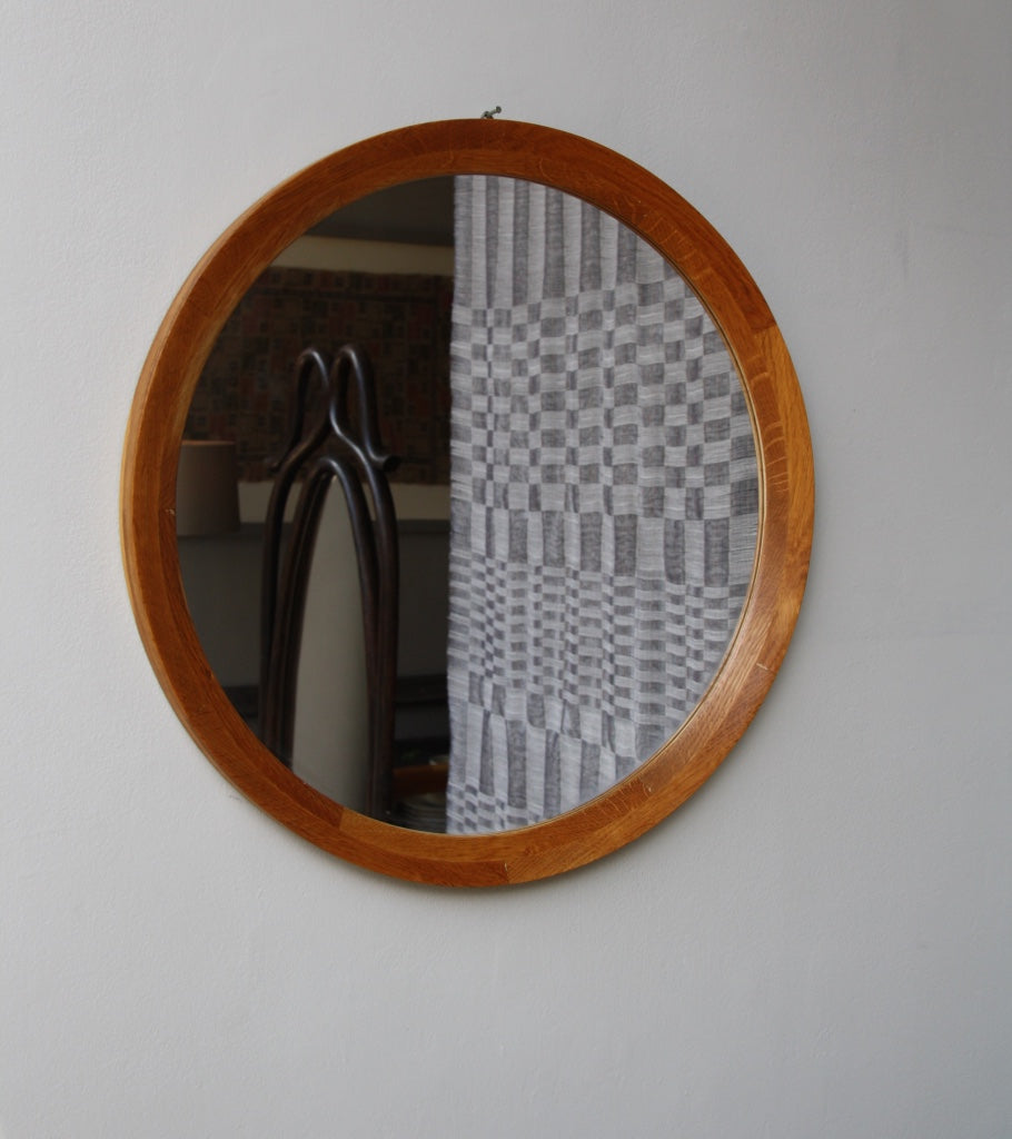 Round Wall Mirror #6 Denmark 1950s - Image 4