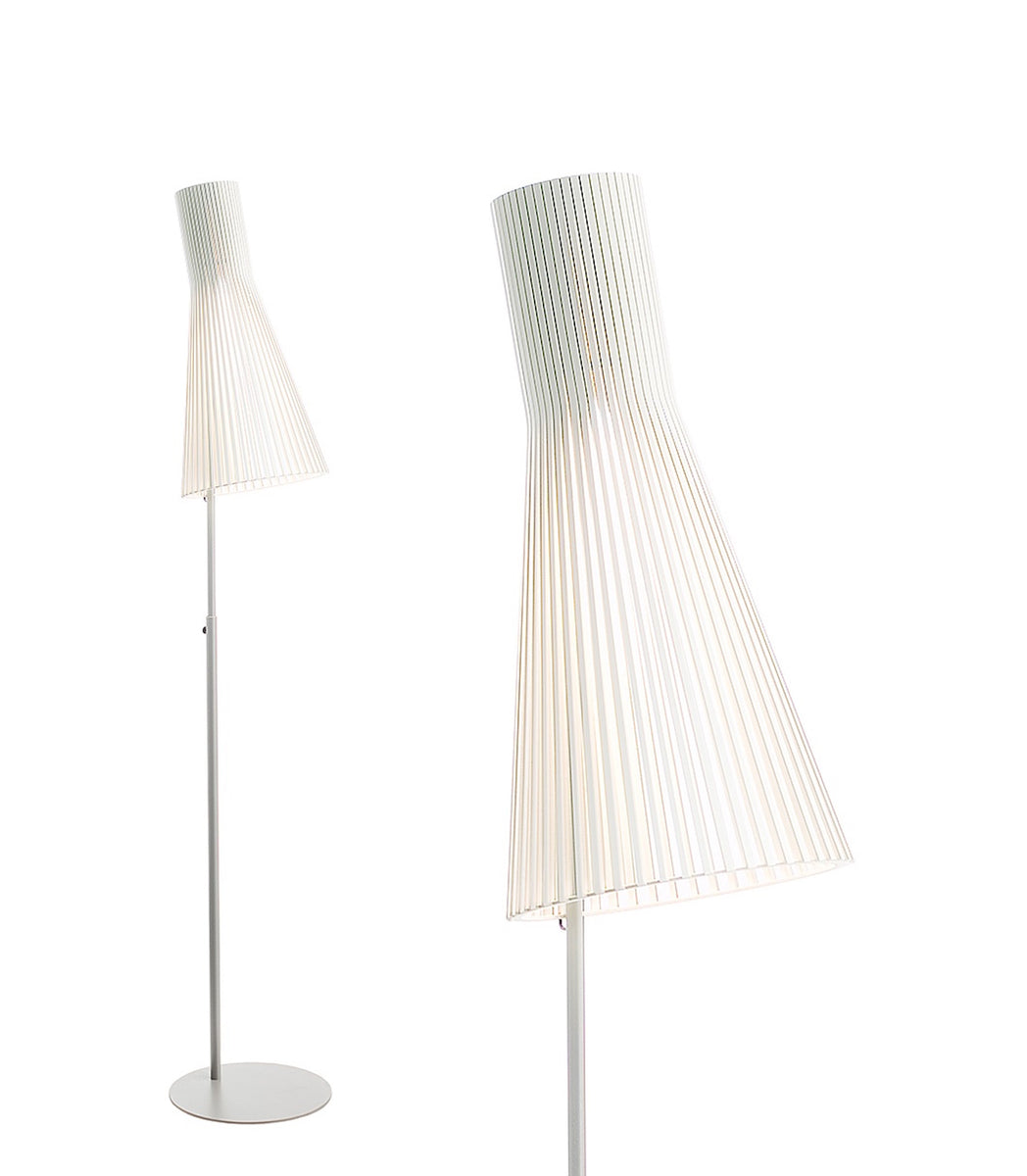 White  Secto Floor Lamp 4210 close up 3
