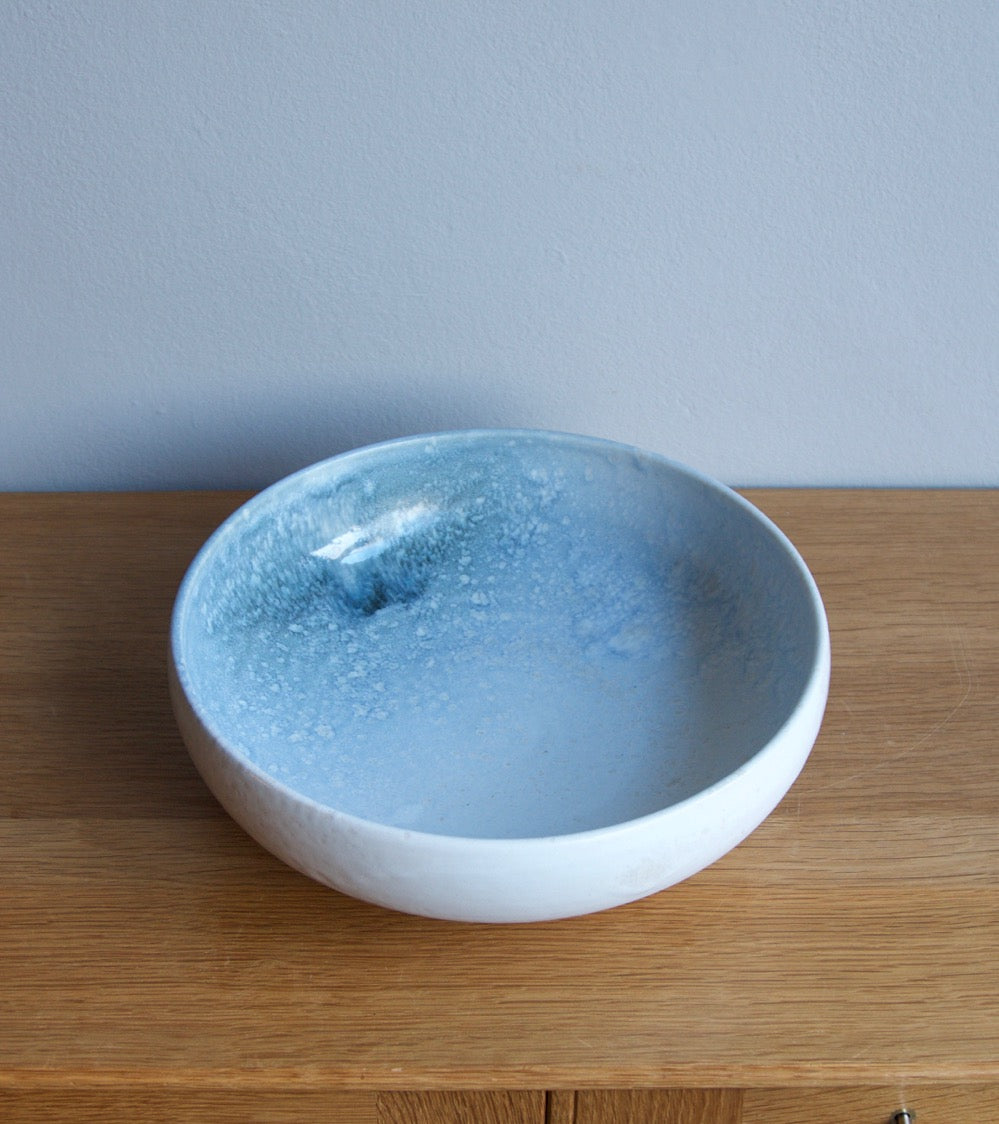 Serving Bowl 14White & Blue Glaze Kasper Würtz - Image 2