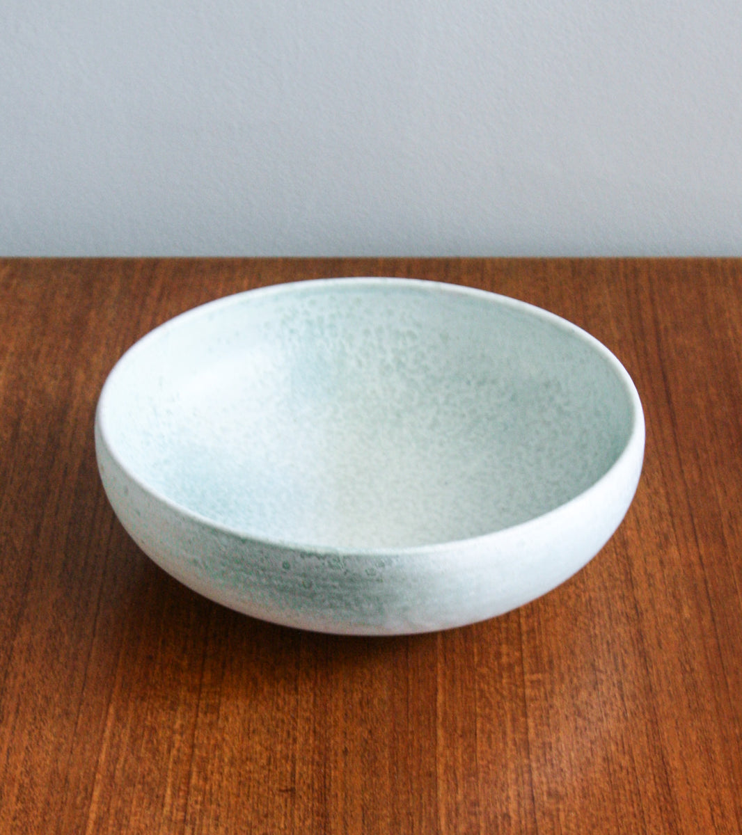 Serving Bowl 14White & Green Glaze Kasper Würtz - Image 1