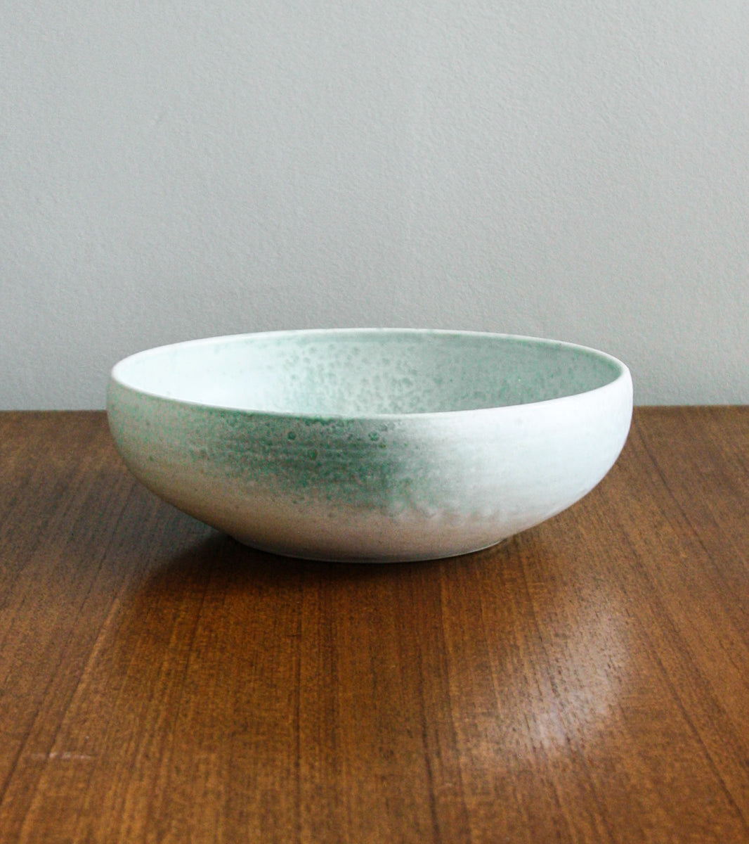 Serving Bowl 14White & Green Glaze Kasper Würtz - Image 2