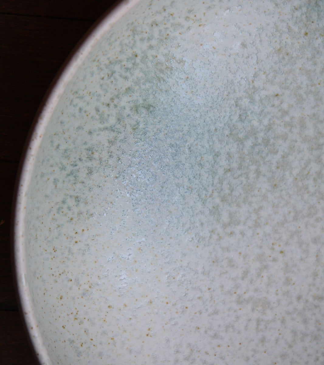 Serving Bowl 14White & Green Glaze Kasper Würtz - Image 7