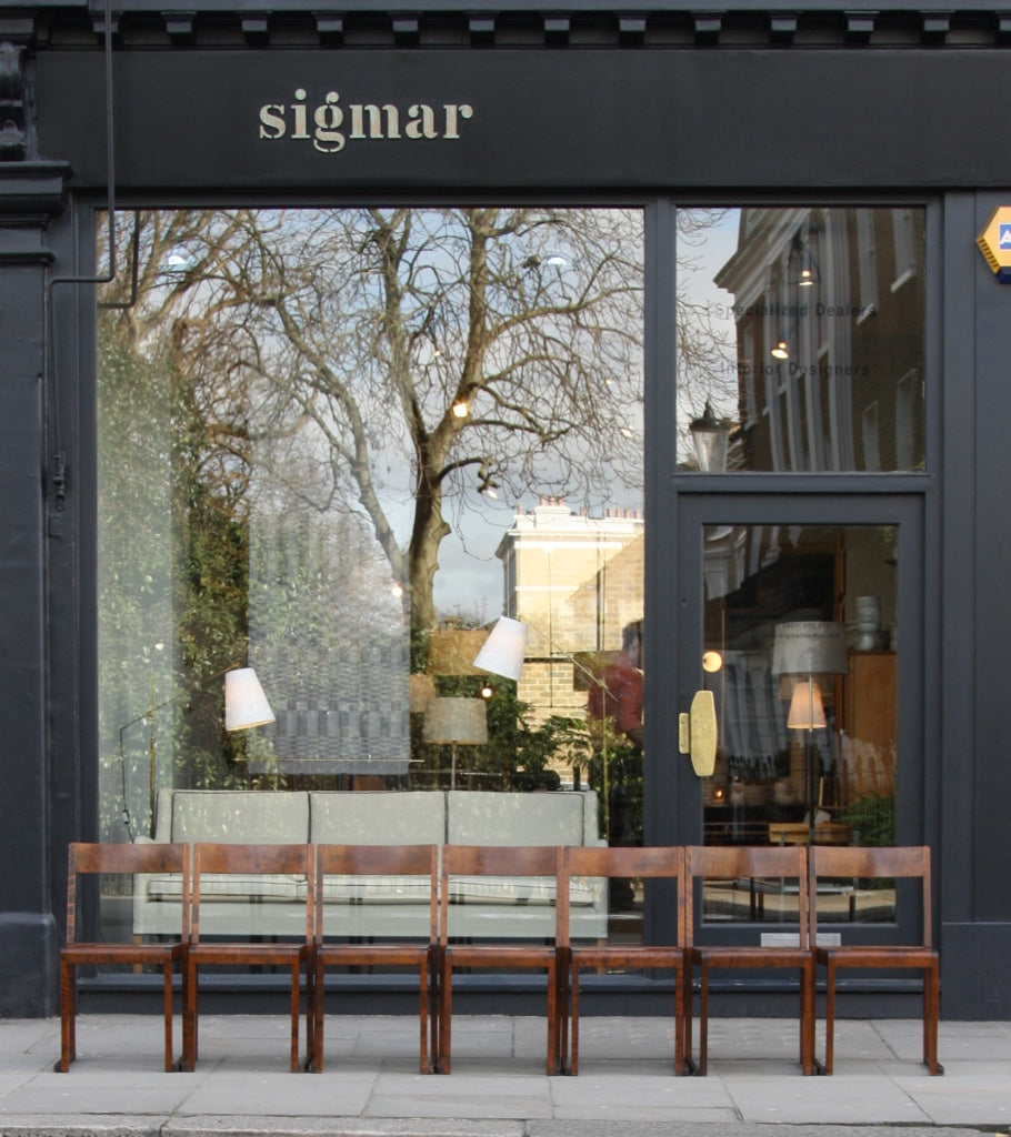 Set of 7 Stacking Chairs  Sven Markelius - Image 1
