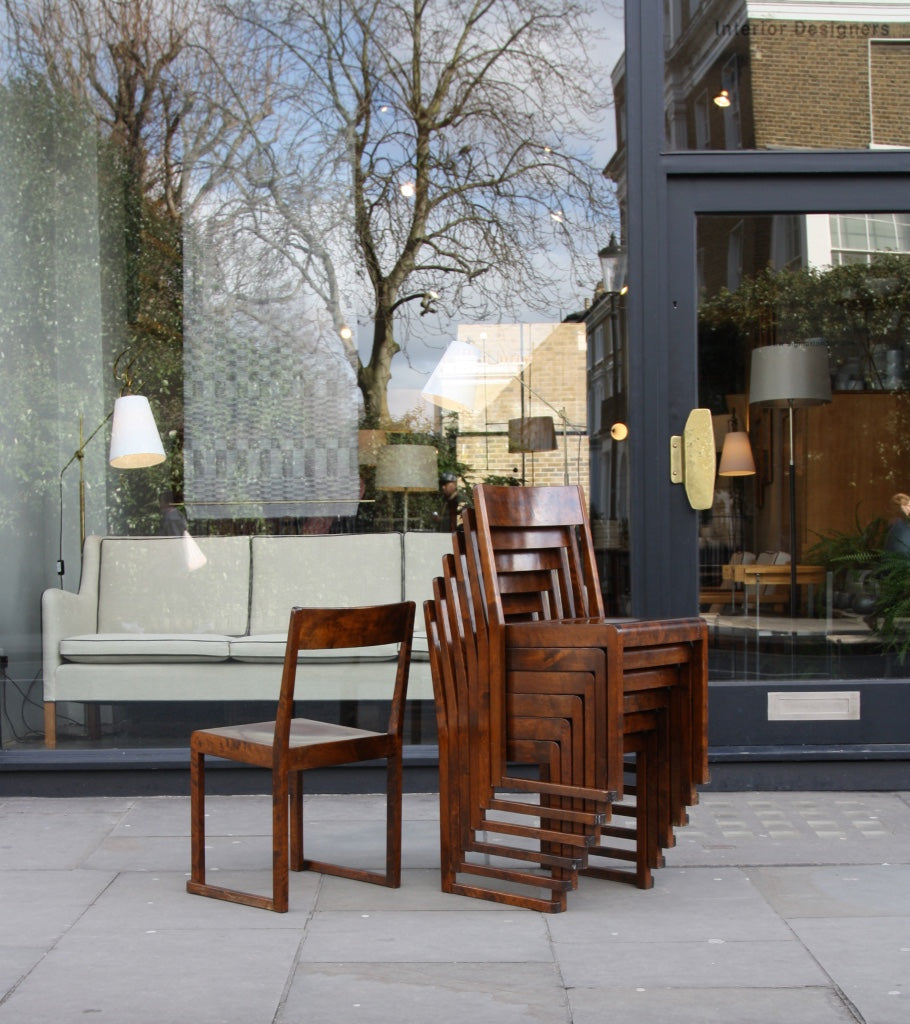Set of 7 Stacking Chairs  Sven Markelius - Image 2