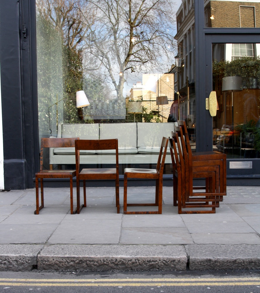 Set of 7 Stacking Chairs  Sven Markelius - Image 4