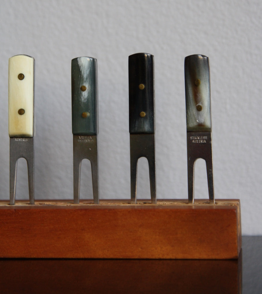 Set of Cob Holders & Base Carl Auböck - Image 5