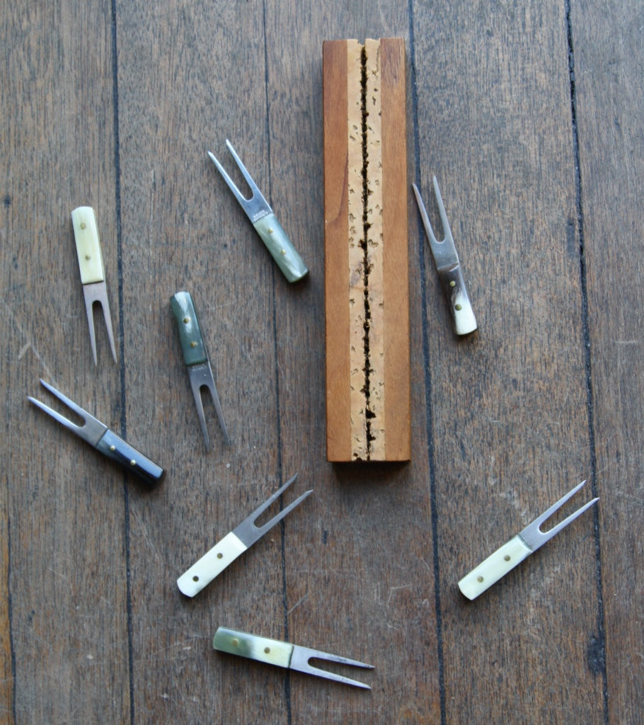 Set of Cob Holders & Base Carl Auböck - Image 8