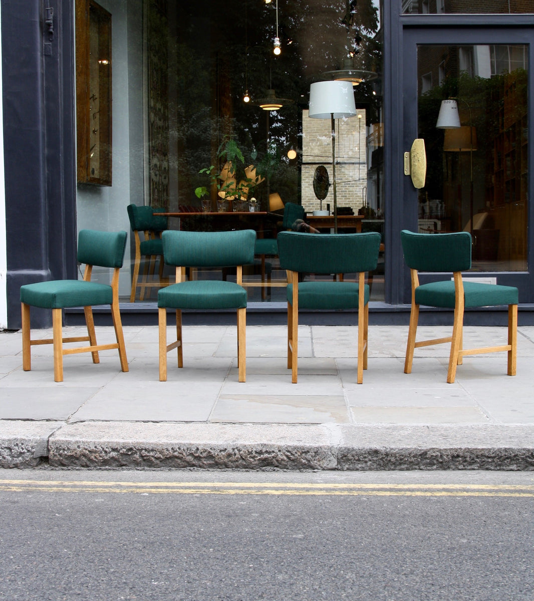 Set of Eight Chairs Orla Høyer - Image 12