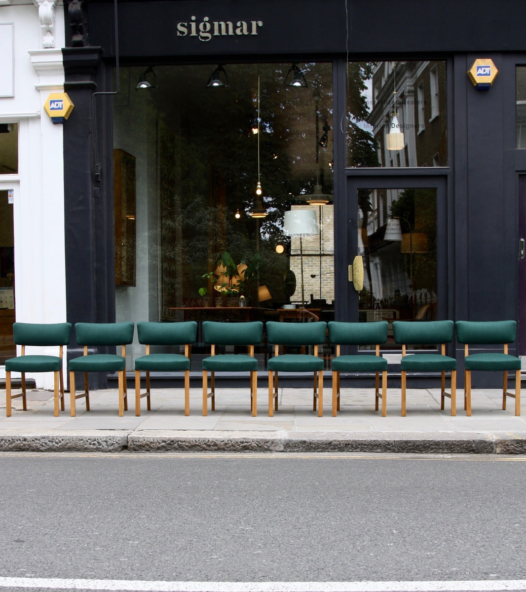 Set of Eight Chairs Orla Høyer - Image 13