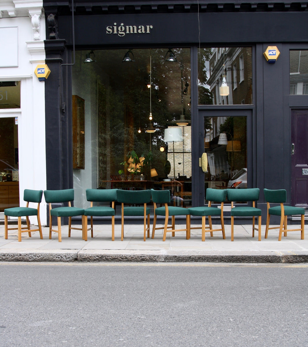 Set of Eight Chairs Orla Høyer - Image 14