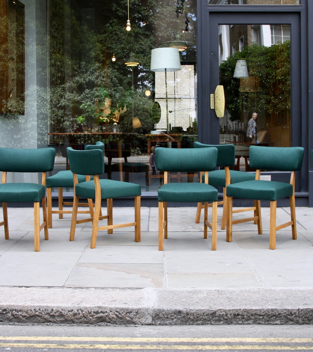 Set of Eight Chairs Orla Høyer - Image 9