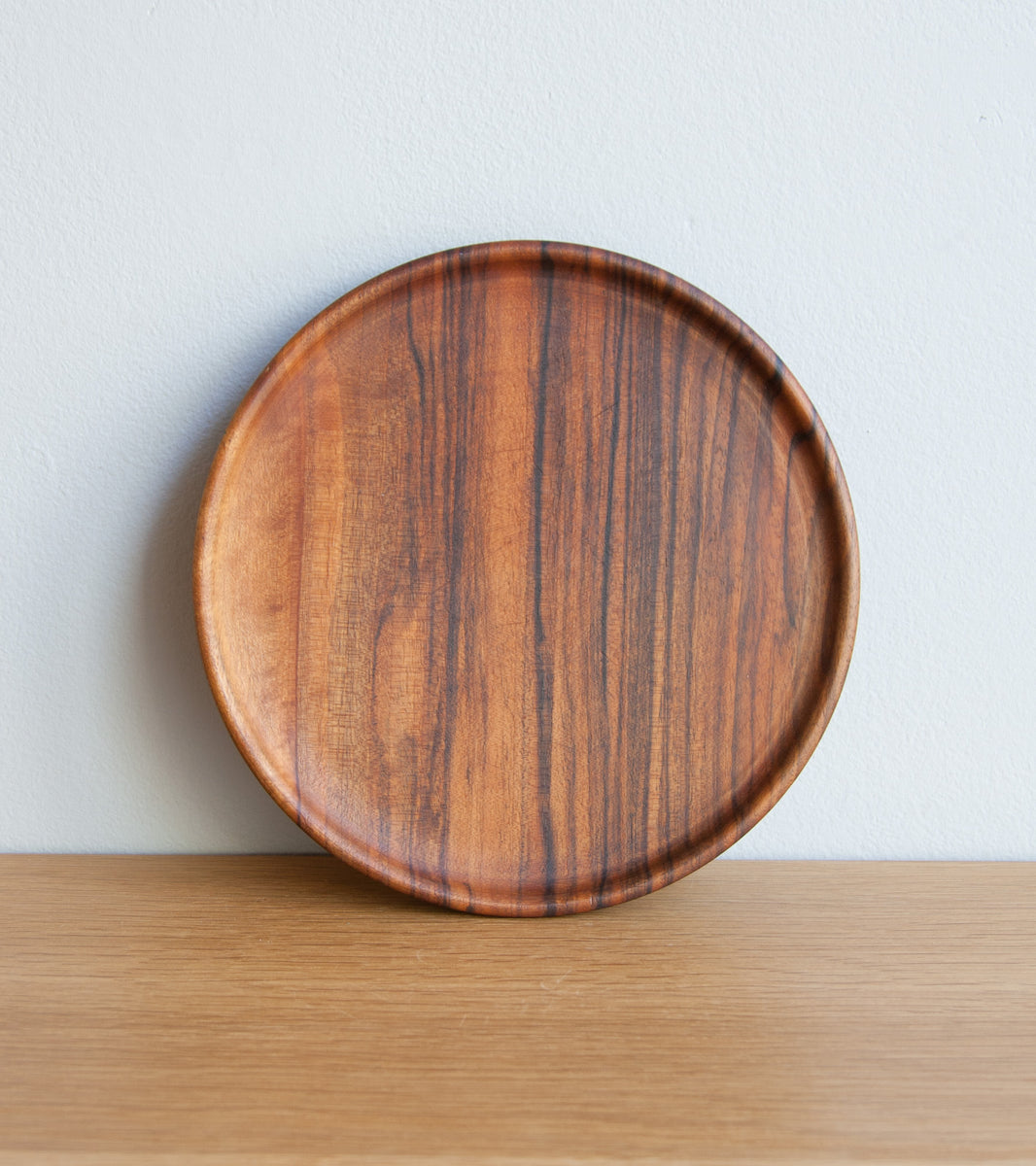 Set of Four Walnut Plates Carl Auböck - Image 5
