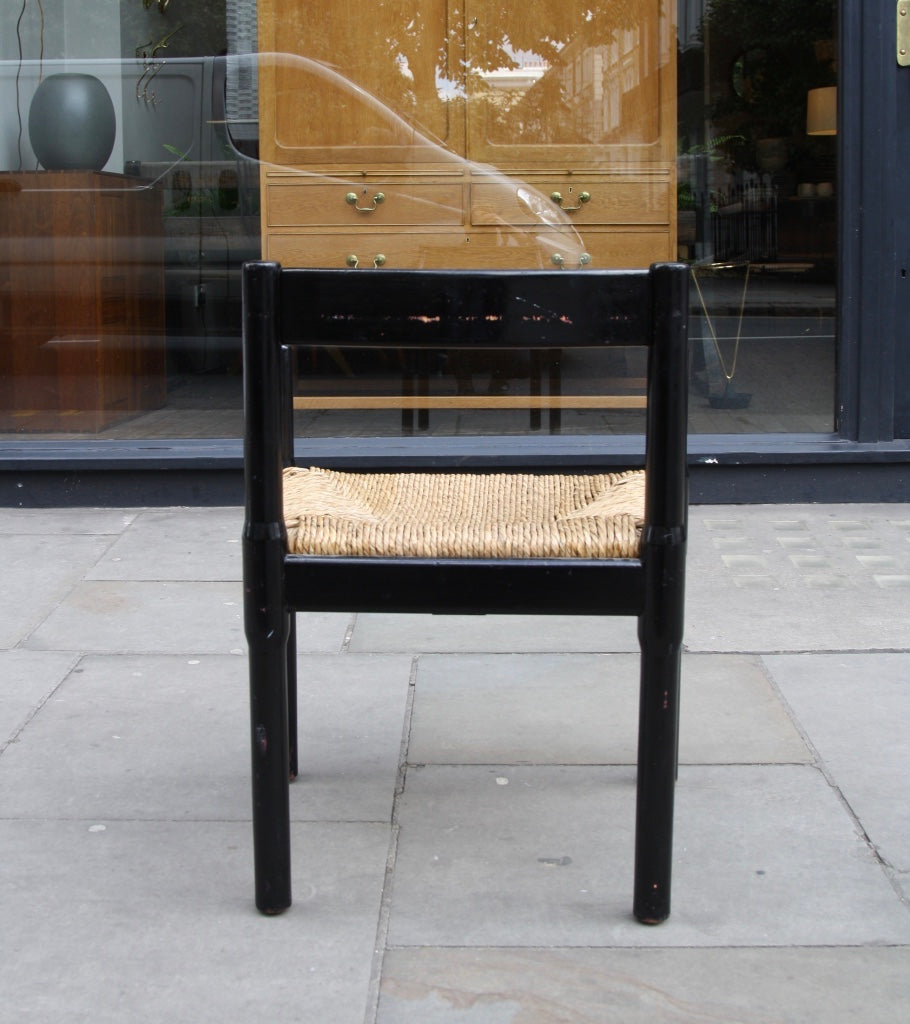 Set of Six Carimate Chairs Vico Magistretti - Image 11