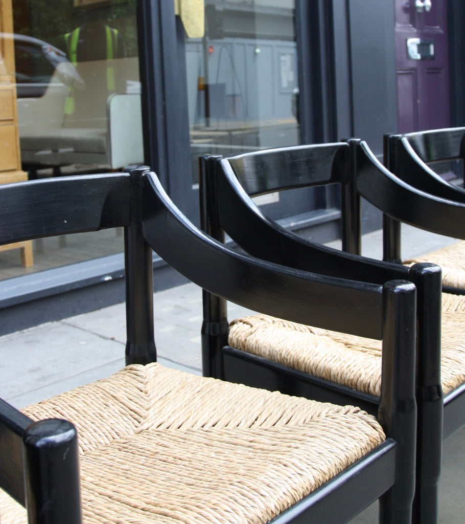 Set of Six Carimate Chairs Vico Magistretti - Image 2